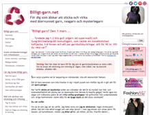 Tablet Screenshot of billigt-garn.net